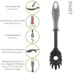 Servidor espaguete em nylon com cabo anti-gotejamento...