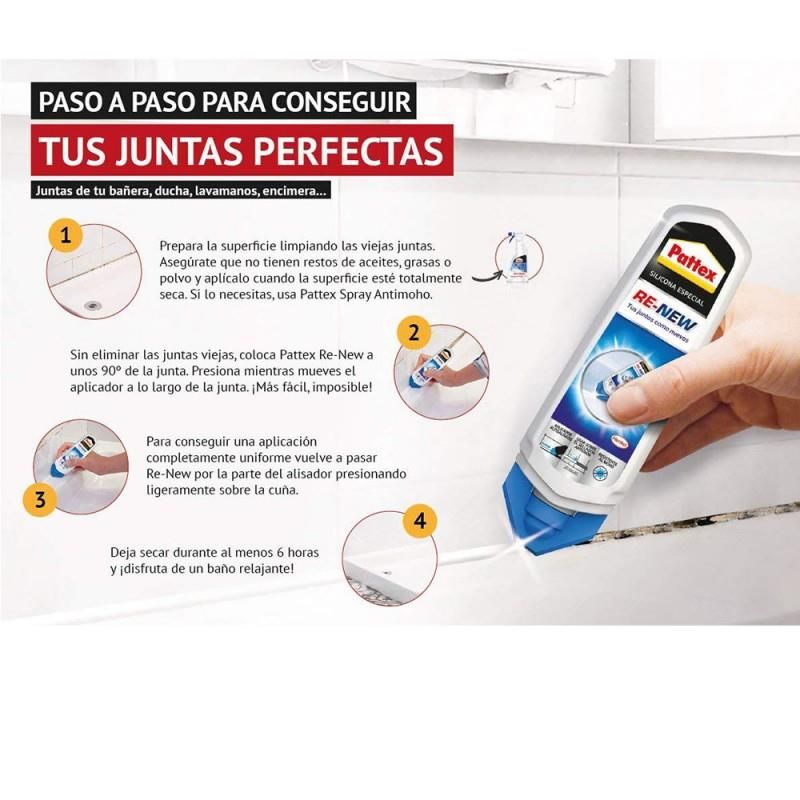 Nural Pattex Re New Juntas Baño (Bote 100 ml.)