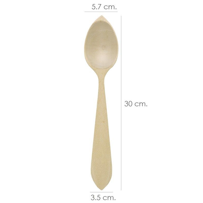 Cuchara Servir Cocina Madera Oryx 30 cm.