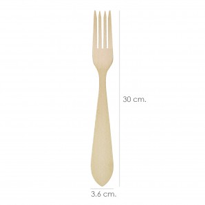 Tenedor Cocina Madera Oryx 30 cm. 2