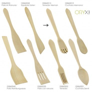 Tenedor Aleman Cocina Madera Oryx 30 cm.