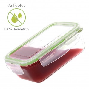 Recipiente Hermetico Cristal Redondo 850 ml. Ø 165 x 8 (alt) cm. 2