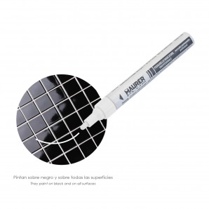 Rotulador Marcador Obra Profesional Pintura Permanente Blanco 2