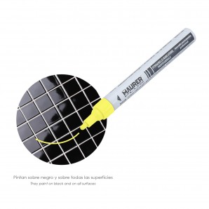 Rotulador Marcador Obra Profesional Pintura Permanente Amarillo 2