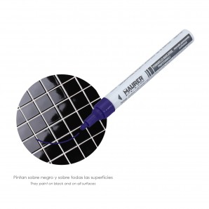Rotulador Marcador Obra Profesional Pintura Permanente Azul Oscuro 2
