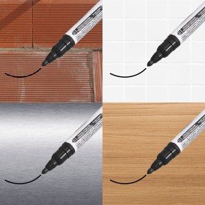 Rotulador Permanente Profesional Negro 2