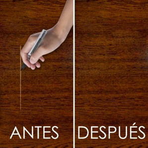 Rotulador Profesional Retoque Madera Color Nogal Oscuro 2
