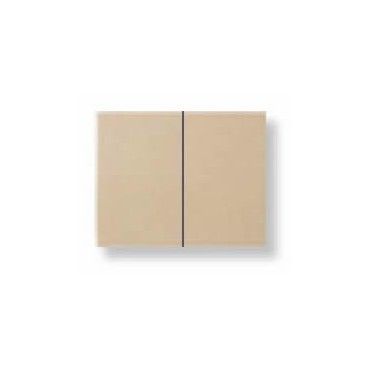 Tecla doble interruptor-conmut NIESSEN Olas 8411 AR