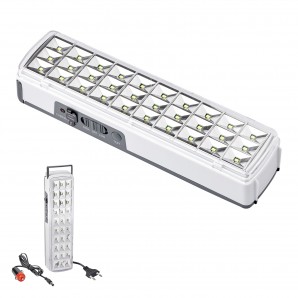 Lanterna LED de emergência recarregável com bateria de lítio
