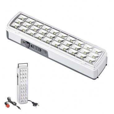 Linterna Led Emergencia Recargable Con Bateria De Litio