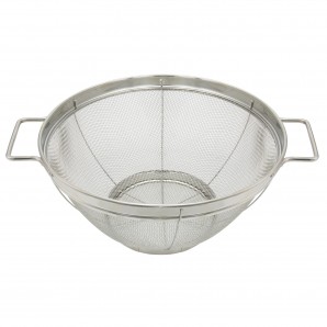 Escurridor Malla Acero Inoxidable Con Asas Ø 22 cm. 2