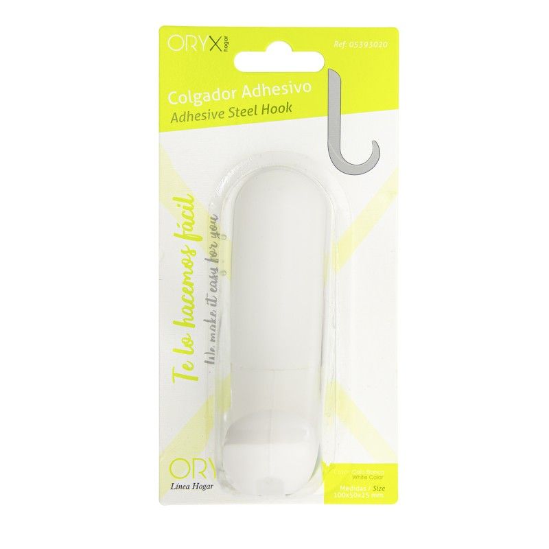Colgador Adhesivo / Atornillable Blanco