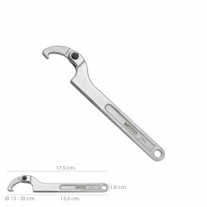 Llave De Gancho Articulada Para Tuberias Ø 15 A 35 mm. 2