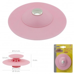 Rolha universal de silicone para pia de banheira com... 2