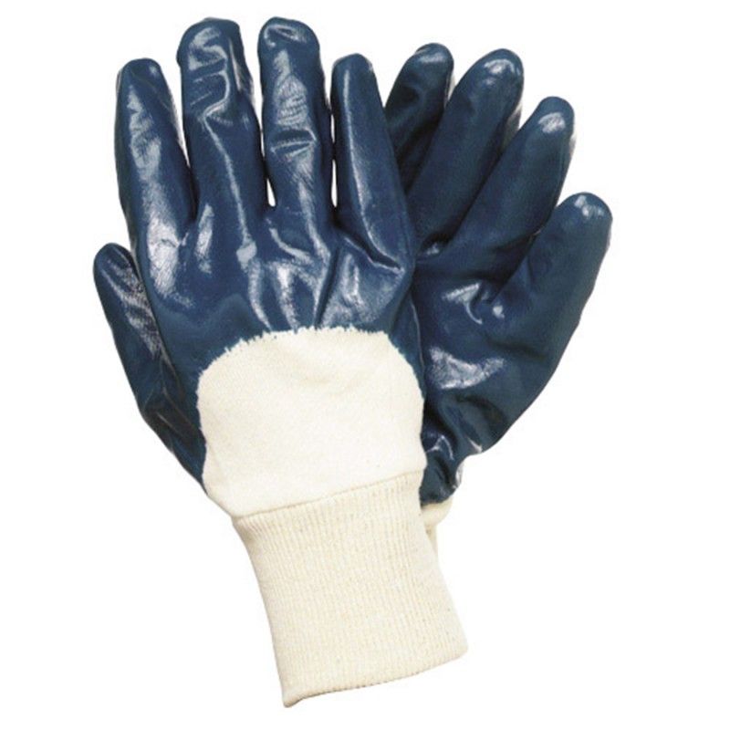 Luvas Nimax 8" de nitrilo/lona para serviços pesados
