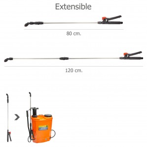 Lanza Extensible Para Sulfatadora A Bateria Wolfpack (08052000) 2