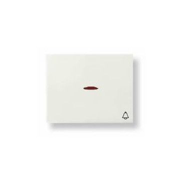 Tecla pulsador timbre luminoso BLANCO NIESSEN Olas 8404.3 BL