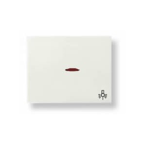 Tecla pulsador luz luminoso BLANCO NIESSEN Olas 8404.4 BL