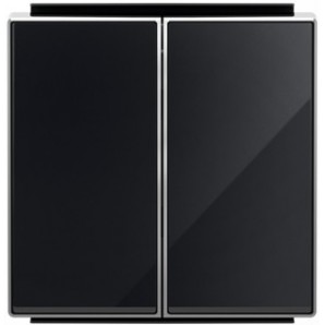 Chave dupla NIESSEN SKY 8511 CN CRISTAL PRETO