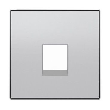 Tampa 1 conector RJ11-RJ45 PRATA NIESSEN SKY 8517 PL