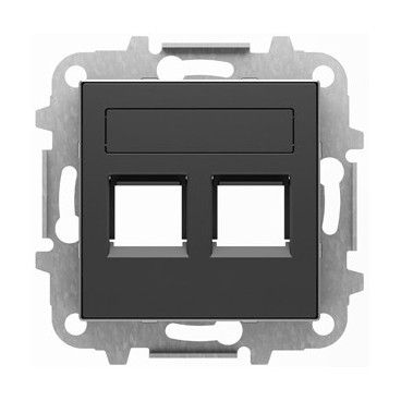 Tapa 2 conectores RJ11-RJ45 NIESSEN 8518.2 NS NIESSEN SKY 8518.2 NS