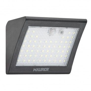 Aplique solar de parede LED 250 lúmens com sensor de movimento e crepúsculo IP65