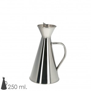 Garrafa de óleo anti-gotas inoxidável 250 ml.