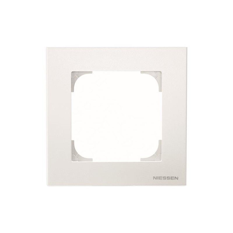 Moldura básica 1 elemento BRANCO NIESSEN SKY 8571.1 BL