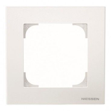 Moldura básica 1 elemento BRANCO NIESSEN SKY 8571.1 BL