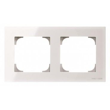 Moldura 2 elementos CRISTAL BRANCO NIESSEN SKY 8572 CB