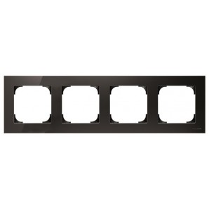 Moldura 4 elementos VIDRO PRETO NIESSEN SKY 8574 CN