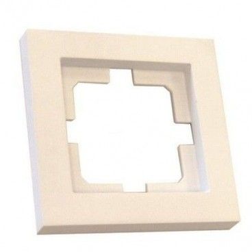 Moldura para 1 elemento embutido GSC branco