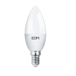 BOMBILLA VELA LED 5W 400 LUMENS E14 3200K LUZ CALIDA LUMECO EDM 98329