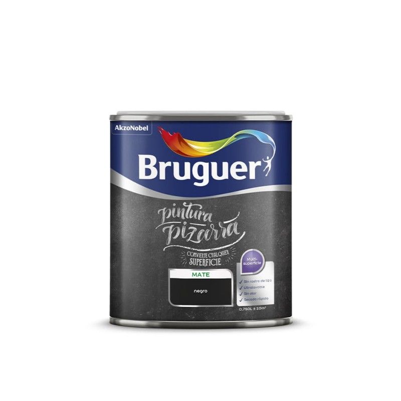 Esmalte Ardósia Preta 0,75L 5236734 BRUGUER