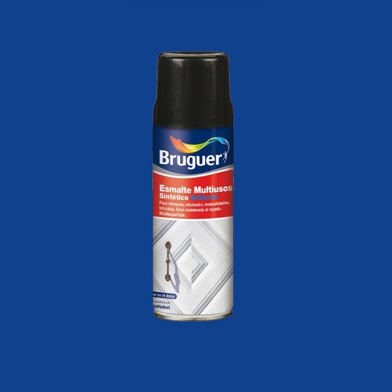 Spray Esmalte Multiuso Brilhante Luminoso Azul...