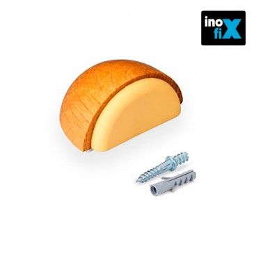 Tope adhesivo con tornillo roble (blister) inofix EDM 66620