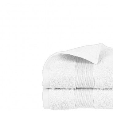 Toalla de rizo 450gr color blanco 30x50cm EDM 68051