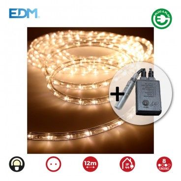 Kit flexiled 12mts multifuncion blanco calido edm EDM 71492