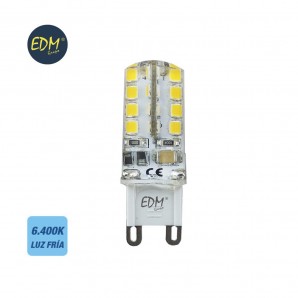Lâmpada LED EDM G9 Silicone 2.5W 170lm 6400K Luz Fria...