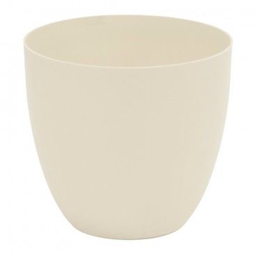 Maceta inyeccion cuenco ø18cm color crudo EDM 74923