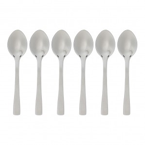 Pack 6unid  cuchara pequeña moka inox silver precision  EDM 76474