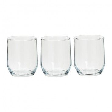 Conjunto 3 vasos de agua 31.5cl coleccion paol EDM 76589