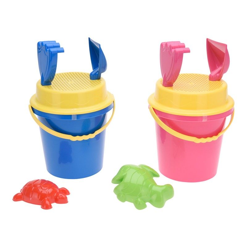 Set cubo infantil playa 5 accesorios EDM 81027