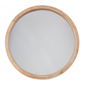 Espejo redondo color natural diam.50 cm EDM 83392
