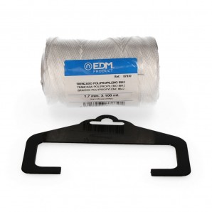 Bobina de Polipropileno Trançado EDM 8842 100m Branco