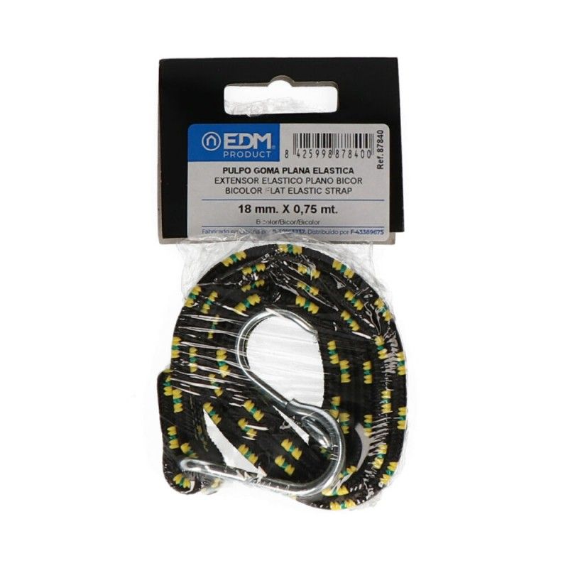 Pulpo goma plano bicolor 0,75mts EDM 87840