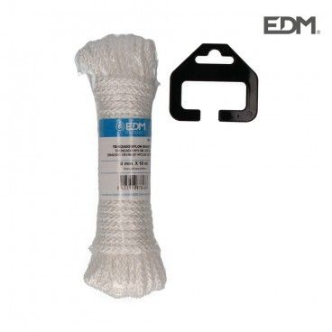 Meada Nylon Trançado EDM 10m Branco Granada