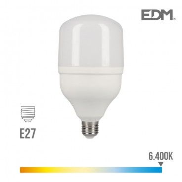 Bombilla industrial led e27 30w 2400 lm 6400k luz fria edm EDM 98833