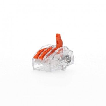 Conector empalme 3 tomas de 0,75 a 2,5mm envasado 5uni EDM E63131