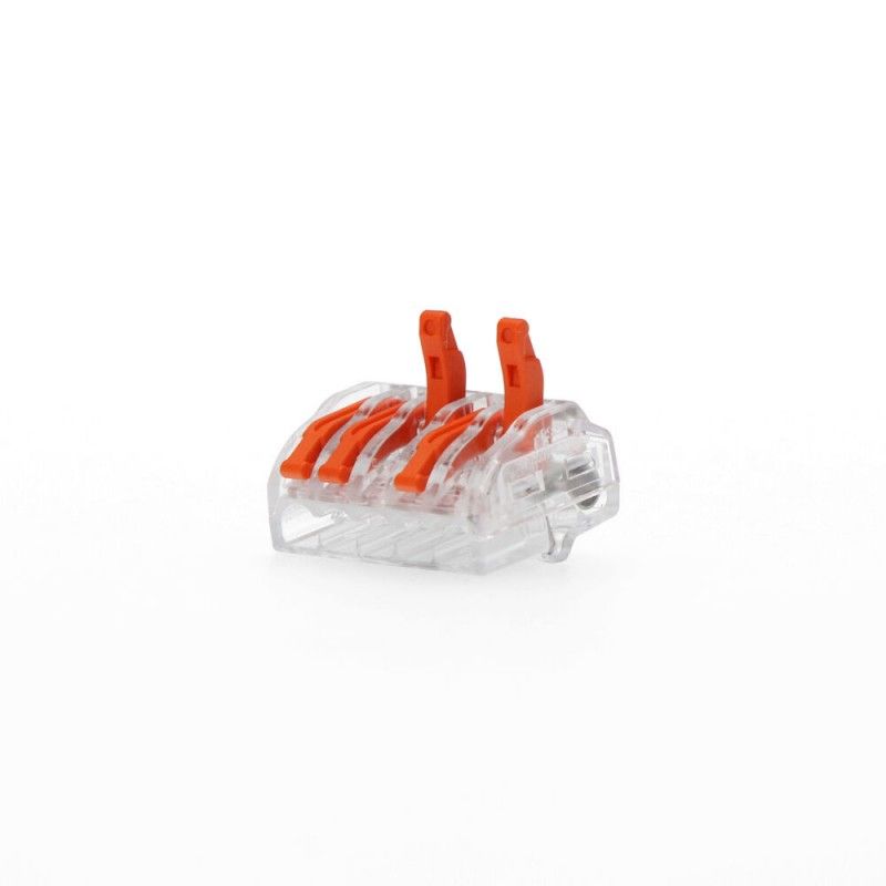 Conector empalme 5 tomas de 0,75 a 2,5mm envasado 5uni EDM E63132